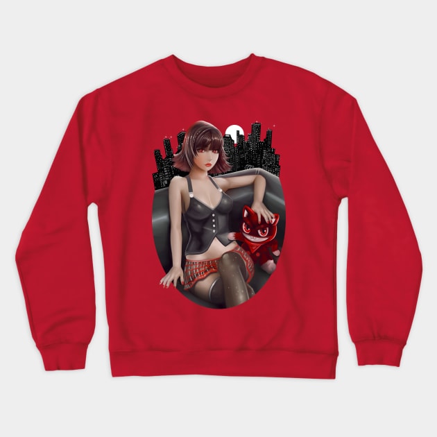 Makoto Niijima Crewneck Sweatshirt by poolboy